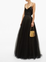 Thumbnail for your product : Rochas Pormilia Layered Tulle Maxi Skirt - Black