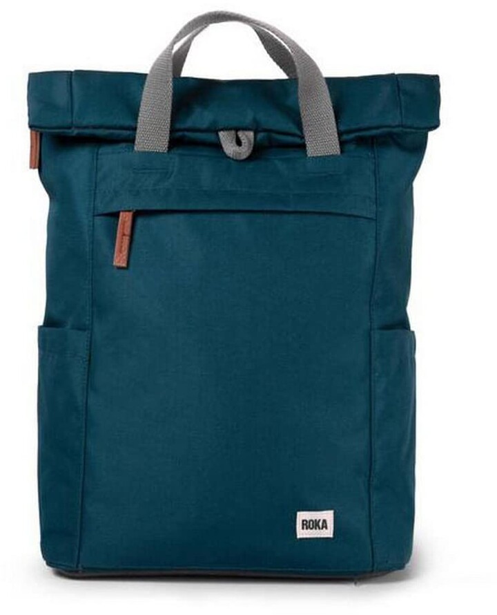 Roka London Roka Finchley Small Sustainable Teal ShopStyle Shoulder Bags