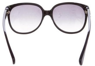 Alexander McQueen Embellished Tinted Sunglasses