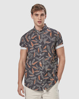 Thumbnail for your product : Charlie Holiday Leaf Deluxe Short Sleeve Shirt