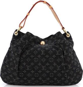 Handbag Louis Vuitton Black in Denim - Jeans - 31263352