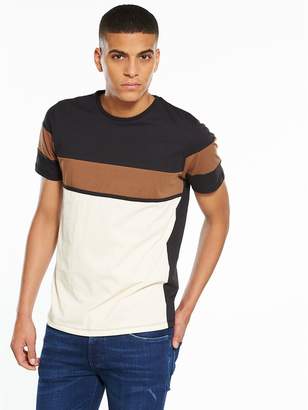 Very Contrast Panel T-Shirt