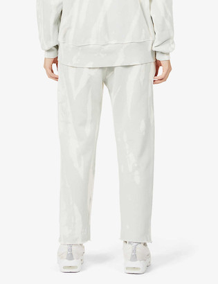 LES TIEN Relaxed-fit high-rise cotton-jersey jogging bottoms