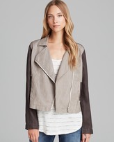 Thumbnail for your product : Eileen Fisher Linen Color Block Jacket