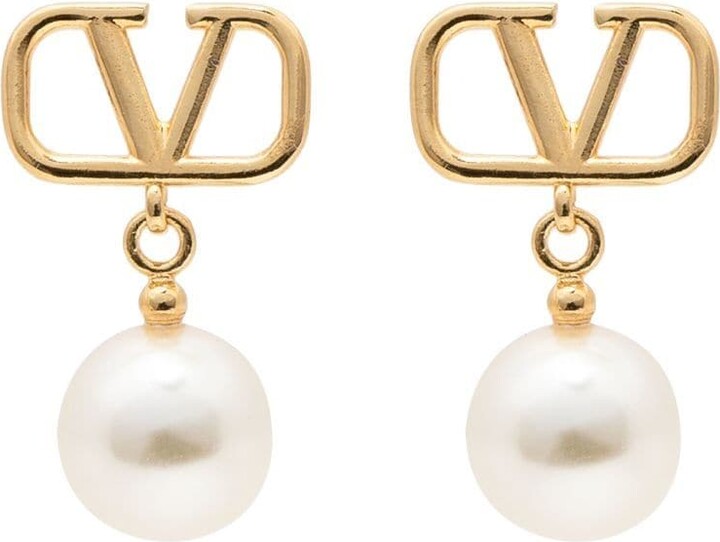 Valentino Garavani VLogo drop earrings ShopStyle