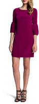 Thumbnail for your product : Cynthia Steffe Round-Neck Trumpet-Sleeve Minidress