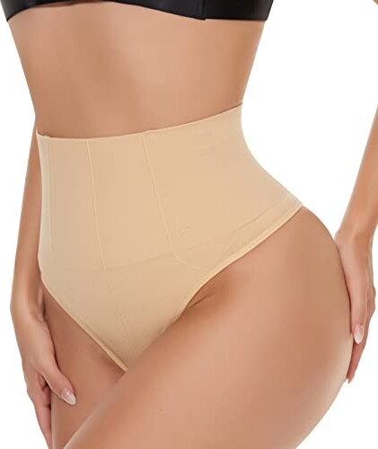 SEXYWG Shapewear Thong Tummy Control Thong Body Shaper Control Knickers Butt Lifter Panties