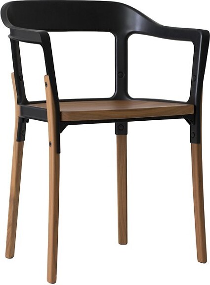 Magis Steelwood Chair in Black