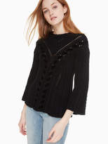Thumbnail for your product : Kate Spade velvet ribbon sweater