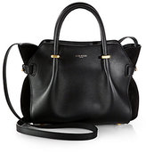 Thumbnail for your product : Nina Ricci Marche Mini Suede-Paneled Satchel