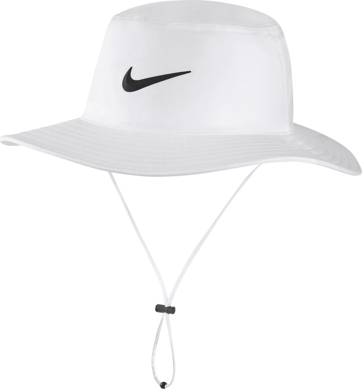 Nike Unisex Dri-FIT UV Golf Bucket Hat in White - ShopStyle