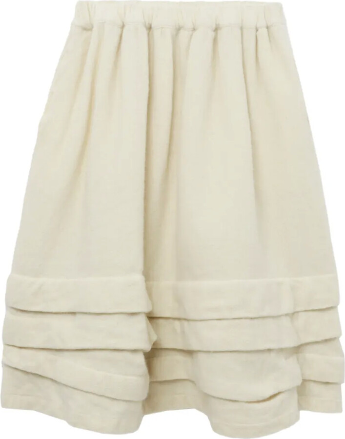 COMME DES GARÇONS GIRL Ruffled Midi Skirt