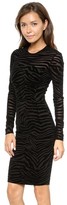 Thumbnail for your product : Torn By Ronny Kobo Magnolia Flocked Zebra Dress