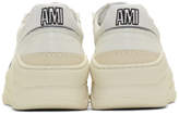 Thumbnail for your product : Ami Alexandre Mattiussi White Thick Sole Sneakers