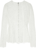 Thumbnail for your product : Dolce & Gabbana Cotton-blend lace top