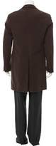 Thumbnail for your product : Prada Notch-Lapel Felted Overcoat w/ Tags