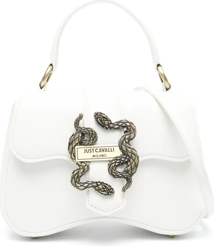 Just Cavalli Logo-Plaque Tote Bag