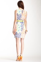 Thumbnail for your product : Paperwhite Collections Belted Multicolor Leopard Print Linen Dress