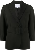 Thumbnail for your product : Lala Berlin Belted Single-Breasted Blazer