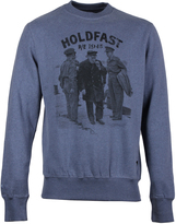 Thumbnail for your product : Realm & Empire Blue Marl 'Holdfast' Crew Neck Sweatshirt