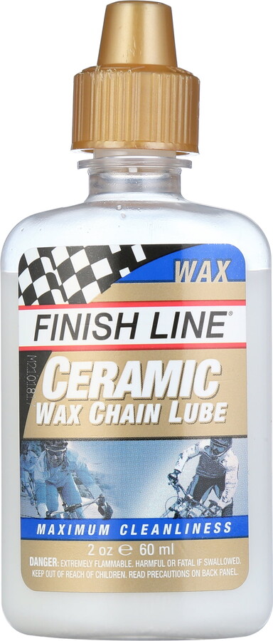 Finish Line Ceramic Wax Bicycle Lube, 2oz Drip