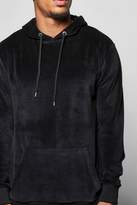 Thumbnail for your product : boohoo Over The Head Velour Hoodie
