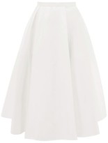 Thumbnail for your product : Rochas A-line Satin Skirt - Ivory