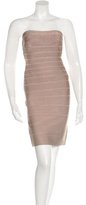 Thumbnail for your product : Herve Leger Strapless Corset Dress