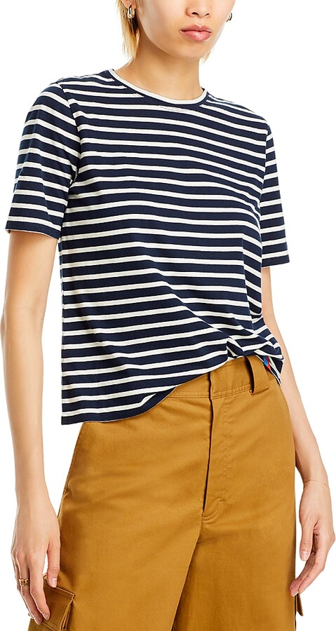 Kule The Modern Striped Cotton Tee
