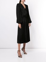 Thumbnail for your product : Rebecca Vallance Viper velvet-devore dress