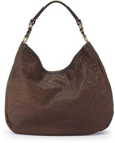Thumbnail for your product : Oryany Noelle Glitter/Leather Hobo Bag, Bronze