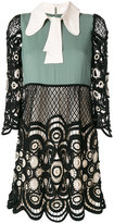 Chloé - colour block lace dress 