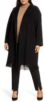 Thumbnail for your product : Lafayette 148 New York Barnett Fringe Trim Cashmere Coat