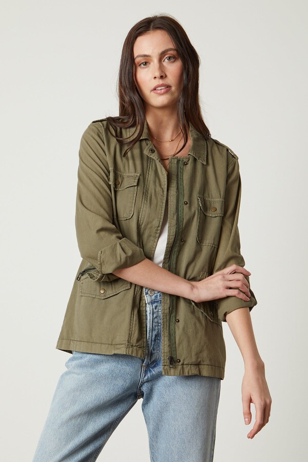 Velvet by Graham & Spencer Ruby Light-Weight Army Jacket - ShopStyle