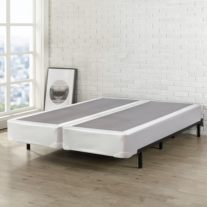 Continental Sleep, 4” Split Fully Assembled Box Spring for Mattress, Full