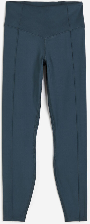 DryMove™ Seamless Shaping Sports tights - Dark blue - Ladies