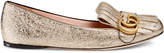 Thumbnail for your product : Gucci Suede ballet flat