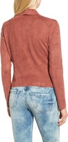 Thumbnail for your product : Blank NYC Drape Front Faux Suede Jacket