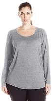 Thumbnail for your product : Lucy Women's Plus Size Long Sleeve Workout Tee