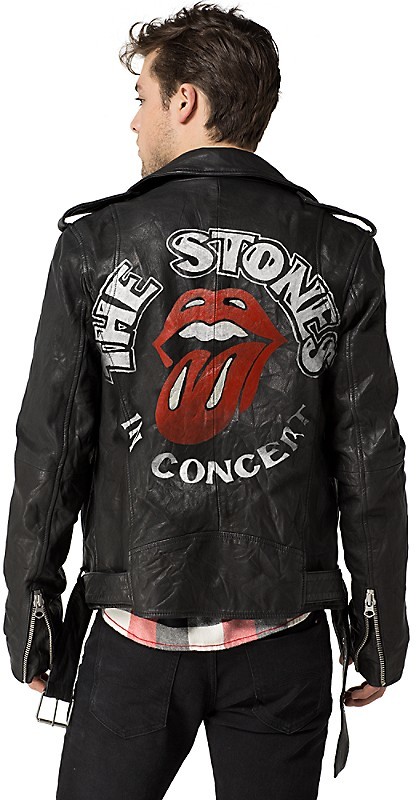 Tommy Hilfiger Rolling Stones Leather Jacket - ShopStyle