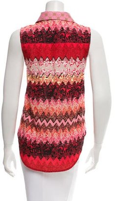 Timo Weiland Sleeveless Printed Top