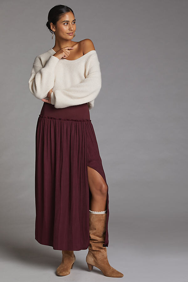 long flowy maxi skirts