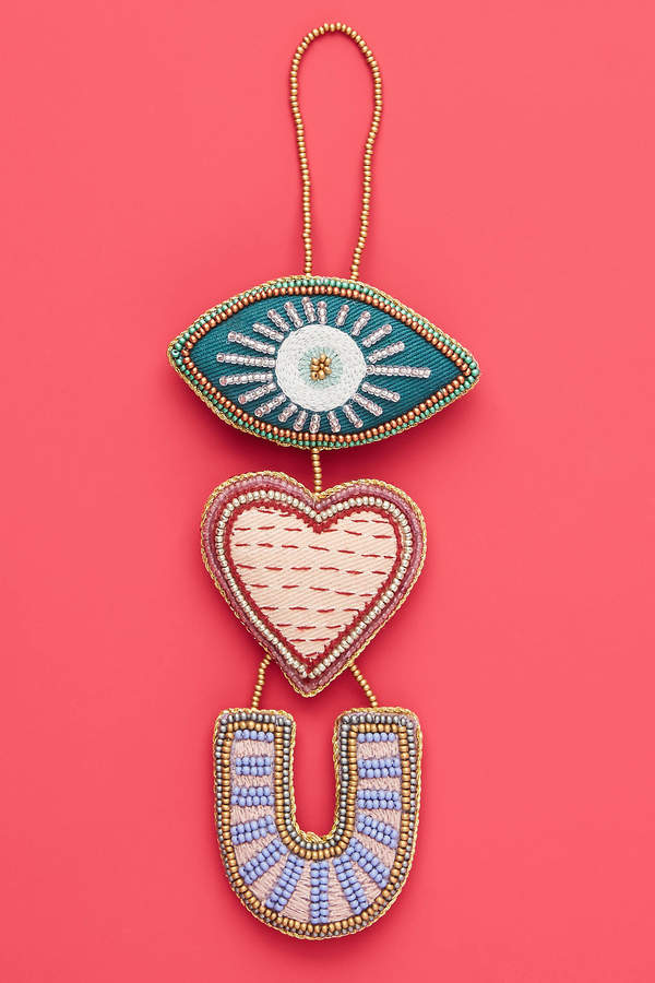 Anthropologie Eye Heart You Ornament