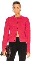 Thumbnail for your product : Acne Studios Keva Face Cardigan in Pink