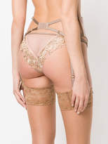 Thumbnail for your product : Loveday London Arista suspender belt