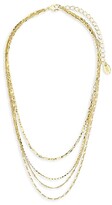 Thumbnail for your product : Sterling Forever Multi Chain Layered Necklace, 19