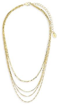 Sterling Forever Multi Chain Layered Necklace, 19