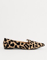 Thumbnail for your product : Qupid flat shoes in leopard