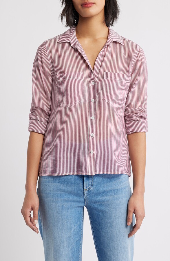 Cloth & Stone Stripe Button-Up Shirt