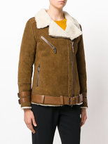 Thumbnail for your product : Eleventy shearling lined jacket